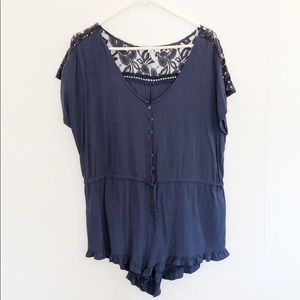 Tilly’s Navy Romper